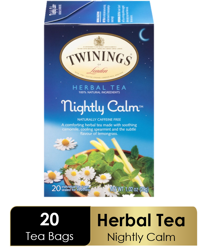 Twinings Herbal Bedtime Blend Tea (6x20 Bag)-0
