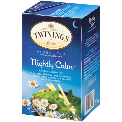 Twinings Herbal Bedtime Blend Tea (6x20 Bag)-1